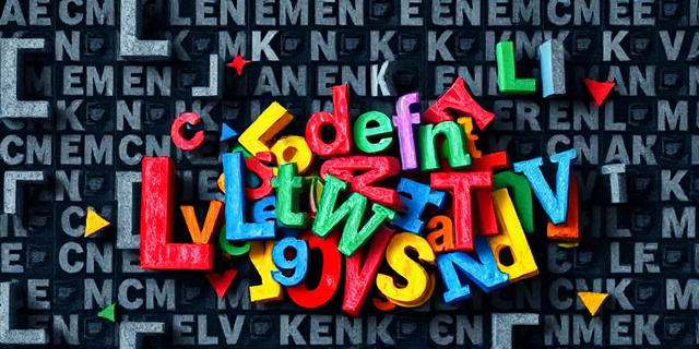 Una composición abstracta que represente un laberinto de letras multicolores desmoronándose. El fondo debe ser un patrón de ondas de televisión distorsionadas en tonos grises y negros. El estilo artístico debe ser expresionista y caótico, evocando la sensación de pérdida y confusión. Utilizar texturas gruesas y pinceladas enérgicas para transmitir la intensidad emocional de la imagen. No incluir rostros ni referencias directas a marcas o personas.