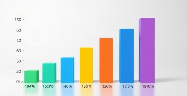 Imagen de un gráfico de barras mostrando un incremento significativo en los presupuestos destinados a causas ideológicas en Asturias, con colores brillantes y llamativos que reflejen el aumento porcentual